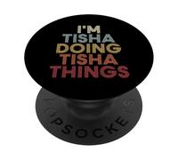 Tisha Name Tisha Personalized Name First Given PopSockets Adhesive PopGrip