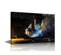 TISHIRON Canvas Wall Art Decor Machine Tools Canvas Prints Wall Art Machine Welding Paintings for Wall Decorations Canvas Frame Art Picures Artwork for Home Walls Poster & Prints, 30X45CM