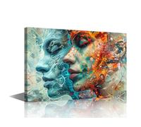 TISHIRON Joyful Transformation Wall Decor Contrast of Real Prints for Wall Decor Canvas Frame Art Prints Canvas Painting Wall Art Canvas Art Posters & Prints Canvas Artwork Wall Hanging, 30x45cm