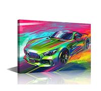 TISHIRON Supercar Poster Wall Art for Living Room Supercar Poster Car Man Cave Boys Room Wall Decor Posters for Boys Room Wall Decor Canvas Prints Pictures House Decoration for Bedroom 24"x36"