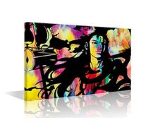 TISHIRON Wall Art for Bedroom Lord Shiva Wall Paintings Indian Hindu God Wall Decor 1 Panel Canvas wall Art House Decorations for Living Room Giclee Gallery-Wrapped Ready to Hang (24''Wx 36''H)