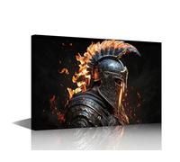 TISHIRON Wall Decor for Bedroom Roman Warrior Armor Prints Wall Art Canvas Artwork Wall Decor Framed Art Wall Decor Family Wall Decor Canvas Wall Art Ready to Hang Posters & Prints, 40x60cm