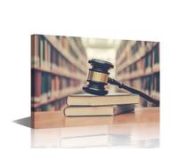 TISHIRON Wall Decor for Office Law Library Paintings Canvas Wall Art Office Wall Decor Artwork for Walls Canvas Frame Art Prints Modern Wall Decor Poster Canvas Wall Art Ready to Hang- 30x45cm