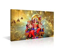TISHIRON Wall Decoration for Living Room Maa Durga Wall Art Hinduism Cultural Home Decor 1 Piece Hindu God Bedroom Decor Giclee Prints Framed Ready to Hang Posters and Prints (24" Wx36 H)