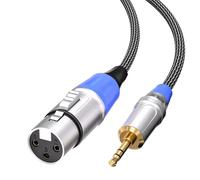 Tisino 3.5mm mini Jack to XLR Female Unbalanced Micpphone Cable, 3m
