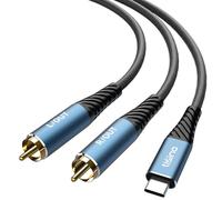 Tisino Twin（RCA Phono to USB C Stereo DAC Audio Cable, 1m