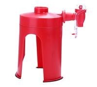 TiSkying Soda Dispenser - Creative Hand Pressure Carbonated Beverage Machine with Upside Down Tap for All Bottle Drinks, Red