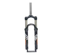 TISORT Bike Suspension Front Fork 26 27.5 29 Inch Mountain Bike Fork Aluminum Alloy Mechanical Fork Disc Brakes 2640g(Black Orange,27.5")