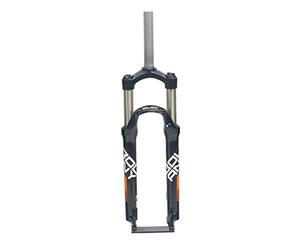 TISORT Bike Suspension Front Fork 26 27.5 29 Inch Mountain Bike Fork Aluminum Alloy Mechanical Fork Disc Brakes 2640g(Black Orange,27.5")