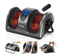 TISSCARE Shiatsu Foot Massager with Heat Foot Massager for Plantar Fasciitis, Neuropathy, Circulation and Pain Relief, Massage Feet/Leg/Calf/Ankle at Home/Office, Gift for Men and Women