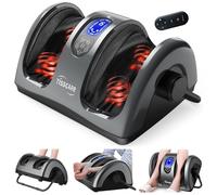 TISSCARE Shiatsu Foot Massager with Heat Foot Massager for Plantar Fasciitis, Neuropathy, Circulation and Pain Relief, Massage Feet/Leg/Calf/Ankle at Home/Office, Gift for Men and Women