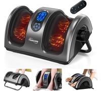 TISSCARE Shiatsu Foot Massager with Heat Foot Massager for Plantar Fasciitis, Neuropathy, Circulation and Pain Relief, Massage Feet/Leg/Calf/Ankle at Home/Office, Gift for Men and Women