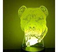 Tissen 3D french bulldog Dog Animal Night Light 7 Led Colors Mood Light Touch Switch USB Table Desk LED Light Present Kids Home Party Birthday Gift