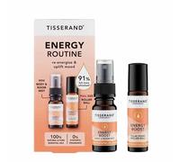 Tisserand Aromatherapy Energy Routine Duo Kit Room Mist & Roller Ball