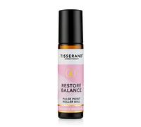 Tisserand Aromatherapy - Restore Balance Pulse Point Roller Ball - Menopause and Menstruation Support - Rose, Clary Sage and Geranium - 10ml