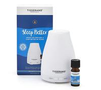 Tisserand - Sleep Better | Aroma Spa Diffuser with Lavender, Jasmine & Sandalwood Diffuser Oil | 100% Pure Essential Oil Diffuser Set | 1 x 9ml