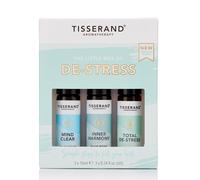 Tisserand - The Little Box of De-Stress - Mind Clear, Inner Harmony, Total De-Stress - 100% Natural Pure Essential Oils - 3x10ml
