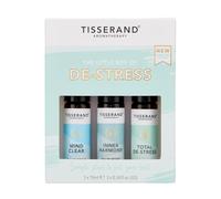 Tisserand Aromatherapy | Total De-Stress | The Little Box of De-Stress | Pulse Point Rollerball Set With Geranium, Nutmeg & Orange | 100% Pure Es