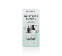 Tisserand - De-Stress Routine Duo - Blend of Nutmeg, Orange and Geranium Essential Oil - Natural Pure Essential Oils - for Busy and Anxious Minds - 1 x 10ml Roller Ball and 1 x 9ml Mini Mist