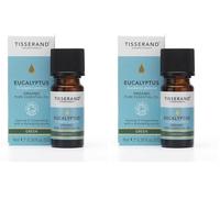 Tisserand - Eucalyptus Essential Oil - 100% Pure Natural Essential Oils for Diffusers for Home, Bath, Massage and More - Aromatherapy Gift - 9ml (Pack of 2)