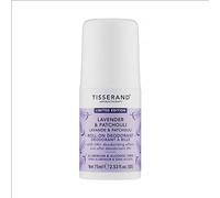 Tisserand Lavender & Patchouli Natural Roll-On Deodorant - 75ml | Lavender & Patchouli, Aluminium-Free, 100% Natural Pure Essential Oils, Uncompromising Quality, Certified Vegan