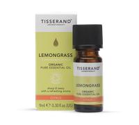 Tisserand Aromatherapy - Organic Lemongrass Essential Oil, Massage Oil - Organic Lemongrass, Bath Oil, Aromatherapy Oil - 100% Pure and Natural Essential Oil - 9 ml