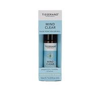 Tisserand Mind Clear Pulse Point Roller Ball - 10ml | Peppermint, Lavender, Lemon Essential Oil Blend, 100% Natural Pure Essential Oils, Uncompromising Quality, Certified Vegan