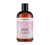 Tisserand Aromatherapy - Restore Balance Bath & Shower Wash - Perimenopause, Menopause & Menstruation Support for Women - Rose, Clary Sage & Geranium - 100% Natural Essential Oils - 400ml