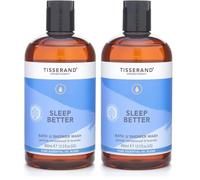 Tisserand - Sleep Better - Bath & Shower Wash - Lavender, Jasmine & Sandalwood Essential Oils - 100% Natural Pure Essential Oils - 400ml (Pack of 2)