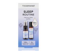 Tisserand - Sleep Routine Duo - Sleep Aid Blend of Jasmin, Sandalwood and Lavender Essential Oil - Natural Pure Essential Oils for Skin Free from Parabens - 10ml Roller Ball and 9ml Mini Mist