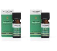 Tisserand - Tea Tree Ethically Harvested Essential Oil - Massage, Aromatherapy, Diffuser and Skin Oil with Vibrant and Green Aroma - 100% Natural Pure - 9ml (Pack of 2)