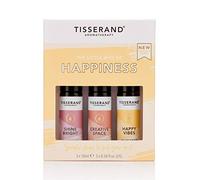 Tisserand The Little Box of Happiness - Roller Balls | Shine Bright, Creative Space, Happy Vibes, Aromatherapy Gift Set, 100% Natural Pure Essential Oils, Quality, Certified Vegan