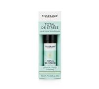 Tisserand - Total De-Stress | Geranium Pulse Point Aromatherapy Rollerball with Nutmeg & Orange | 100% Pure Essential Oil Blend | 10ml