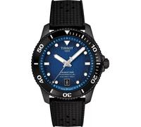 Tissot Black Mens Analogue Watch Seastar 1000 T1208073704100