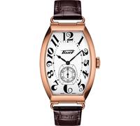 Tissot Brown Unisexs Analogue Watch Heritage Porto T1285053601200