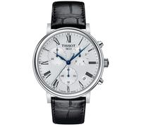 Tissot Carson Premium Men's Black Leather Strap Watch