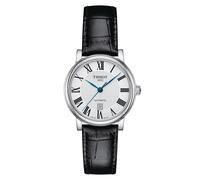 Tissot Carson Premium Automatic Lady T1222071603300 - Silver Dial, Black Leather Strap