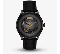 Tissot Chemin Des Tourelles Skeleton Dial Black Leather Strap Watch T139.836.36.441.00