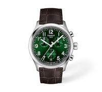 Tissot Chrono XL 42mm Green Dial & Brown Leather Strap Watch