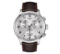 Tissot Chrono XL Classic T116.617.16.037.00 Men's Watch - 45mm Silver Dial Leather