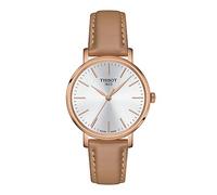 TISSOT Femmes Analogue Swiss Quartz Watch with Leather Strap T1432103601100