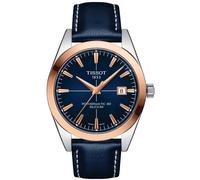 Tissot Gentleman Powermatic 80 Silicium Solid 18K Gold Watch TS-1513
