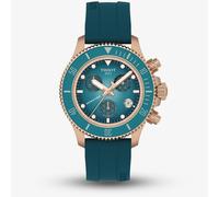 Tissot Ladies Seastar 1000 Turquoise Quartz Chronograph Watch T120.217.37.041.00