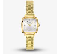 Tissot Ladies T-Lady Lovely Square Gold Tone Mesh Bracelet Watch T058.109.33.031.00