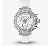 Tissot Ladies T-Race White Mother Of Pearl Dial Chronograph Watch T141.817.97.111.00