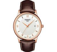 Tissot Men Analog Swiss Quartz Watch with Leather Strap T9144107601700
