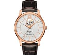 Tissot Men Analogue Automatic Watch Tradition Powermatic 80 Open Heart