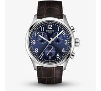Tissot Mens Chrono L 42mm Blue Dial Brown Leather Strap Watch T116.417.16.042.00