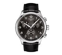 Tissot Mens Chrono XL Stainless Steel Casual Watch Black T1166171605700, Black, Chronograph