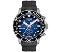 TISSOT Mens Chronograph Quartz Watch with Rubber Strap T1204171704100